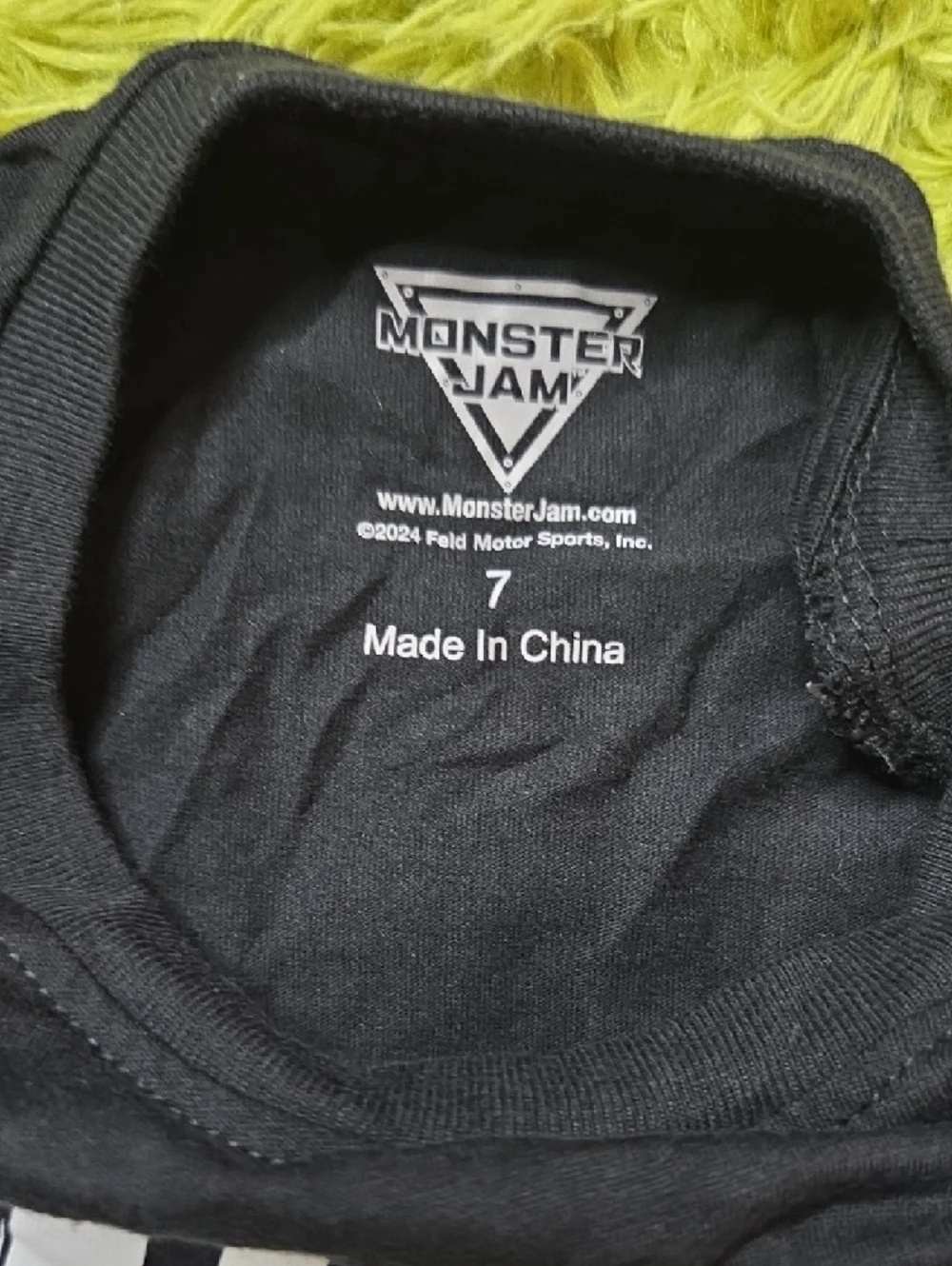Monster Jam Boys' Black 'Metal'‎ Graphic Tee